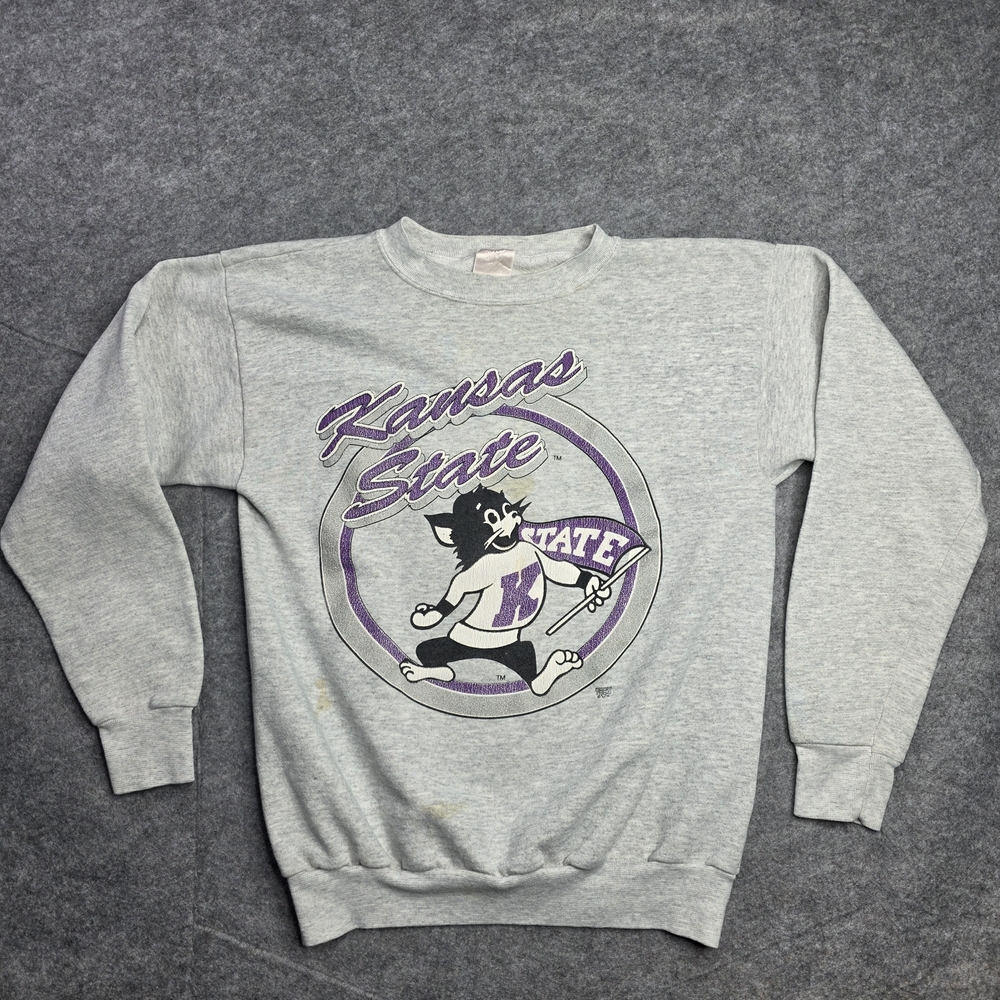 Vintage Kansas State Univsersity Mascot 90s Size‎ Medium Read